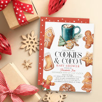 Cookies & Cocoa Christmas Holiday Baby Shower