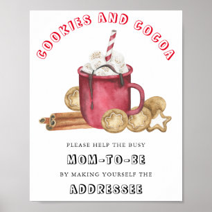 Cookies & Cocoa - Help the Busy Mom-to-Be  Poster