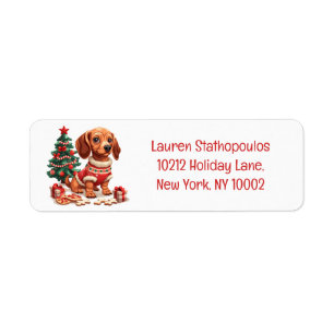 Cookies de Noël Dachshund Dog Holiday