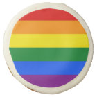 Cookies de sucre avec drapeau de fierté LGBT