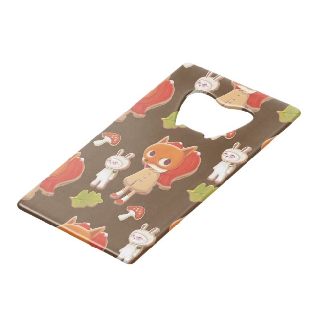 Cookies décorés par des animaux de bois (Devant Angle)