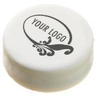 Cookies du logo de l'entreprise Chocolat blanc Ore