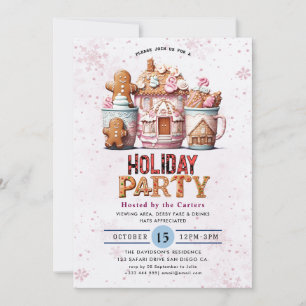 Cookies et cacao Fête Invitation