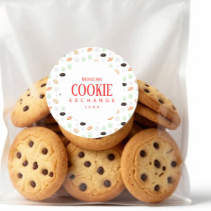Cookies Exchange Party Classic Round Sticker
