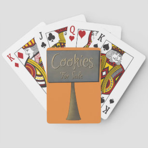 Cookies For Sale Playing Cards