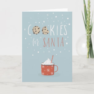 Cookies for Santa Christmas Card