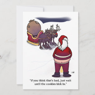 Cookies for Santa Flat Card