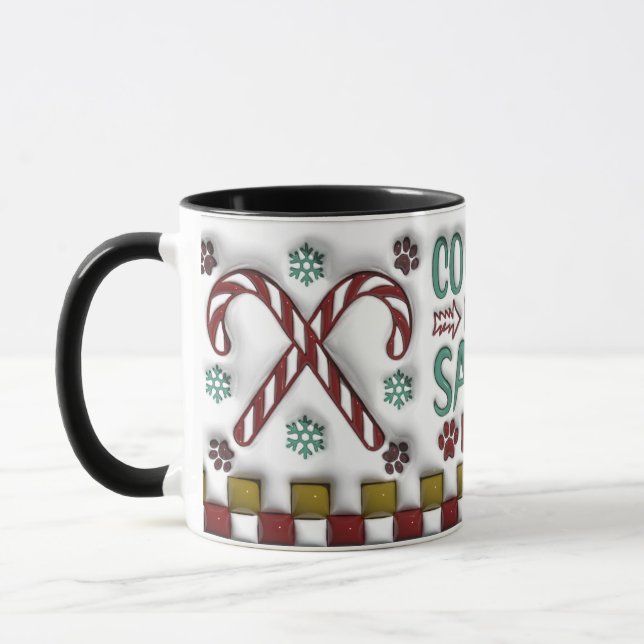 Cookies for Santa Paws Mug (Gauche)