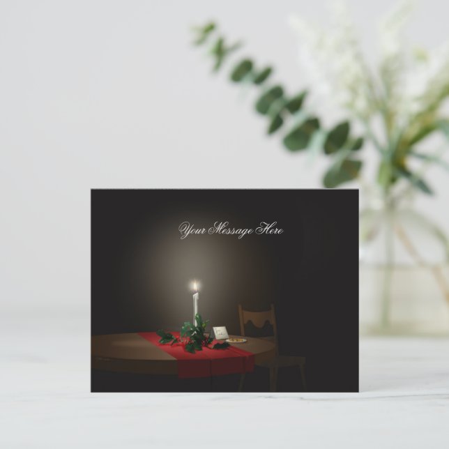 Cookies gratuits - Carte postale de Noël vide (Debout devant)