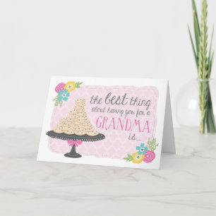 Cookies & Hugs Mother's Day Card for Grandma