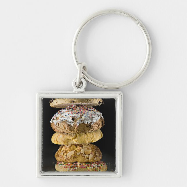 Cookies in a stack keychain (Front)