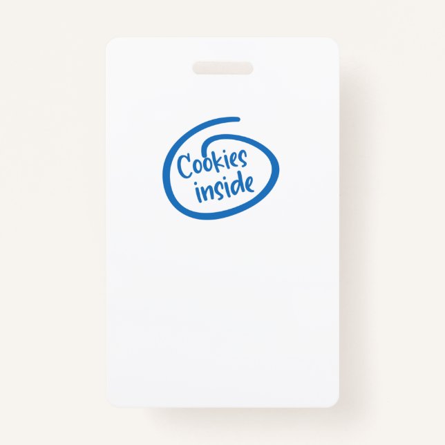 Cookies inside badge (Front)