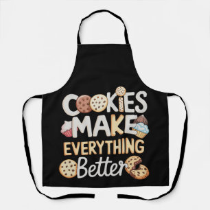 Cookies Make Everything Better Funny Christmas Apron