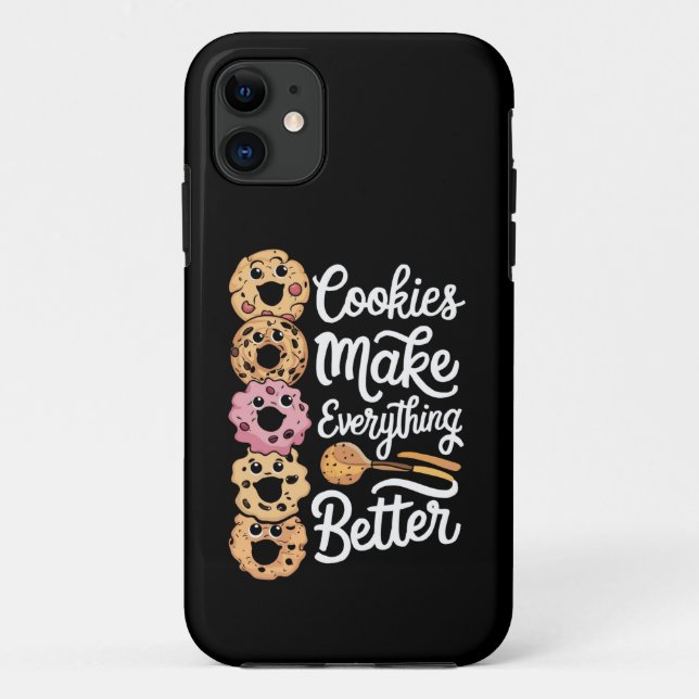 Cookies Make Everything Better Funny Christmas Case-Mate iPhone Case (Back)
