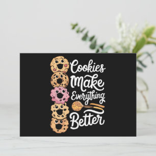 Cookies Make Everything Better Funny Christmas Holiday Card