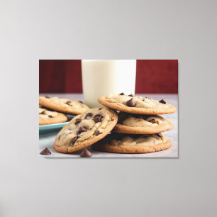 Cookies & Milk Canvas Print