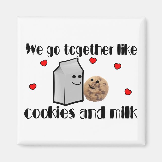 Cookies & Milk Magnet (Front)