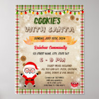 Cookies modifiables avec affiche du prospectus Pèr