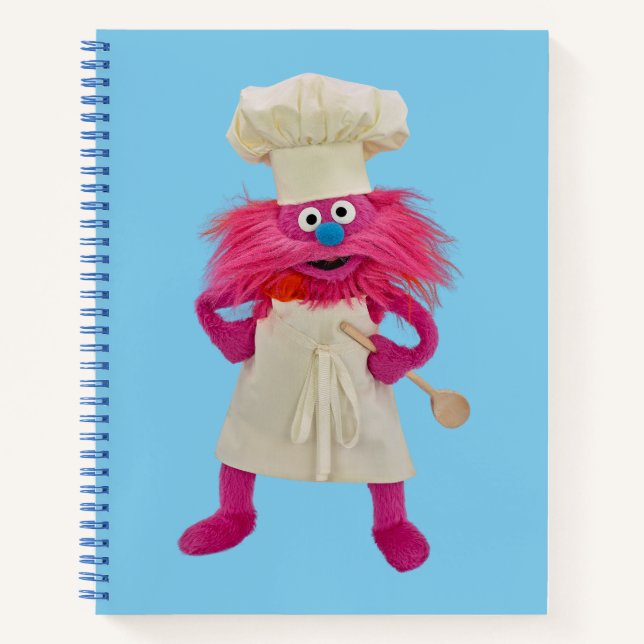 Cookie's Monster Food Truck | Gonger Posing Notebook (Front)