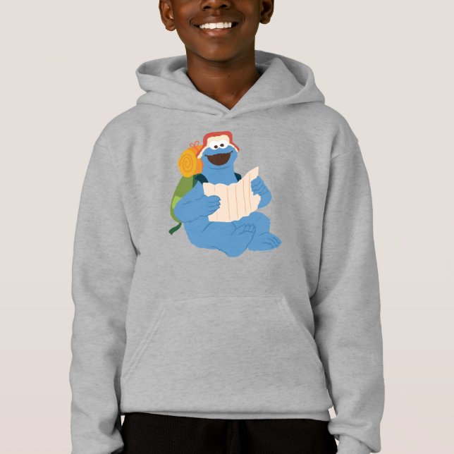 Cookies Monster Lire Une Carte (Devant)