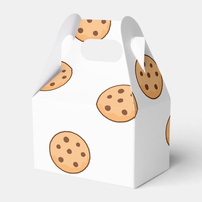 cookies on white favor box (Front Side)