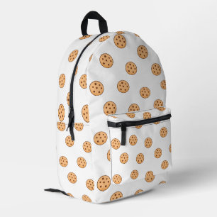 Cookies on white printed backpack