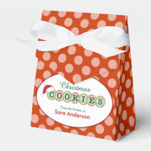 Cookies & Sprinkles Personalized Christmas Cookie Favor Box