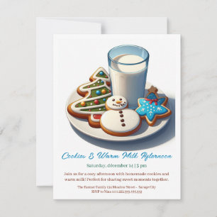🥛🍪 "Cookies & Warm Milk Afternoon" Invitation 🍪