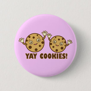 Cookies, Yay 2 Inch Round Button