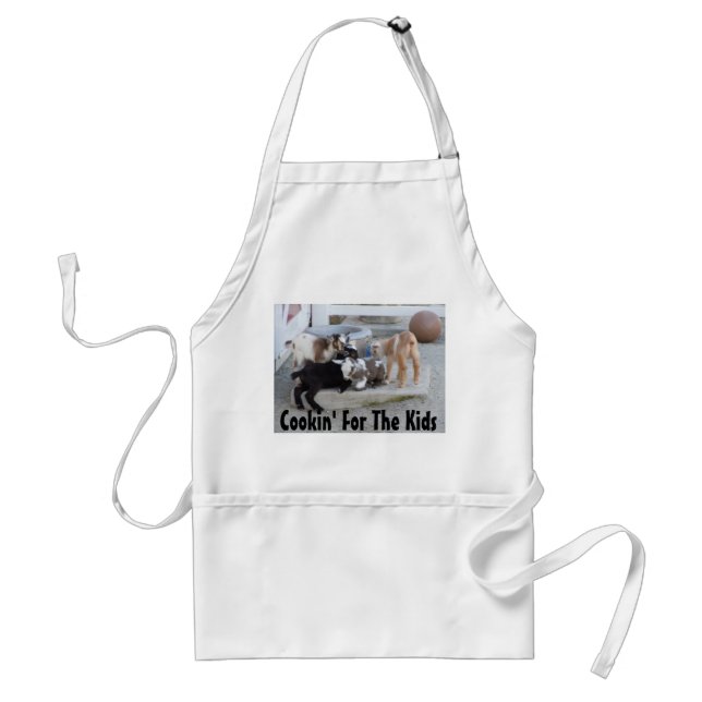 Cookin' For The Kids Standard Apron (Front)