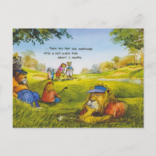 Cooking Advice Postcard (Front)