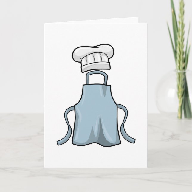 Cooking apron and Cooking hat Card (Front)