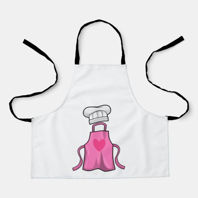 Cooking apron and Cooking hat with Heart (Front)