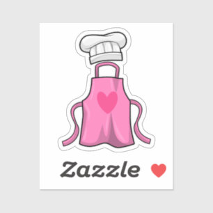 Cooking apron and Cooking hat with Heart