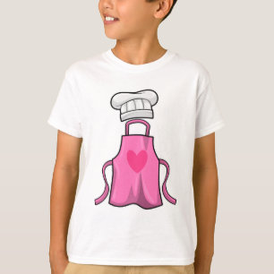 Cooking apron and Cooking hat with Heart T-Shirt