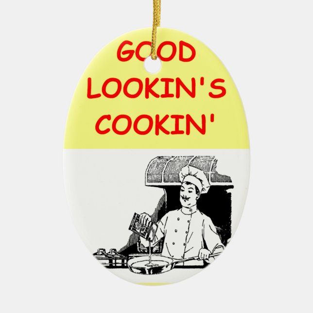 COOKING CERAMIC ORNAMENT (Front)