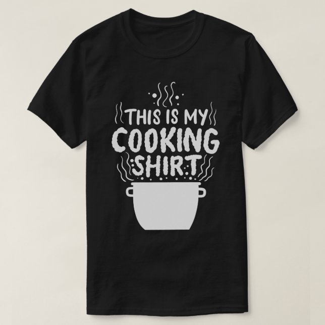 Cooking Chef Cook Culinary T-Shirt (Design Front)