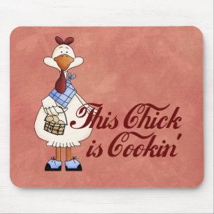Cooking Chick Mouse Pad