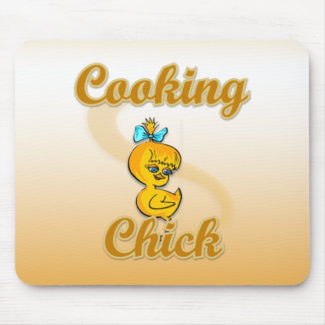 Cooking Chick Mouse Pad (Front)