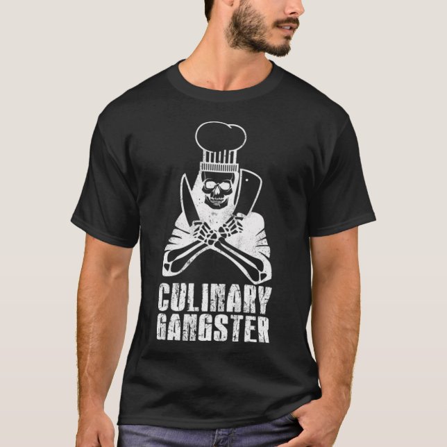 Cooking Cook Chef Food Grill Kitchen Pan Gift chef T-Shirt (Front)