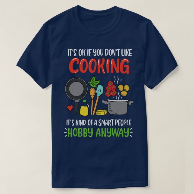 Cooking Cook Chef T-Shirt (Design Front)