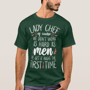 Cooking Cook Girl Lady Kitchen Chef T-Shirt