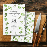 Cooking Culinary Garden Herbs Cook Birthday Party