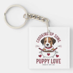 Cooking Dog Style Keychain