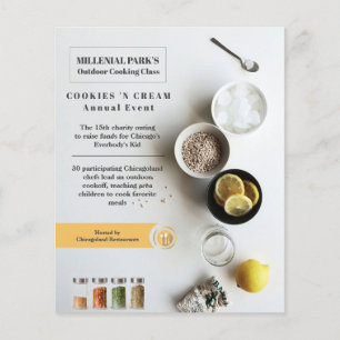 cooking event flyer