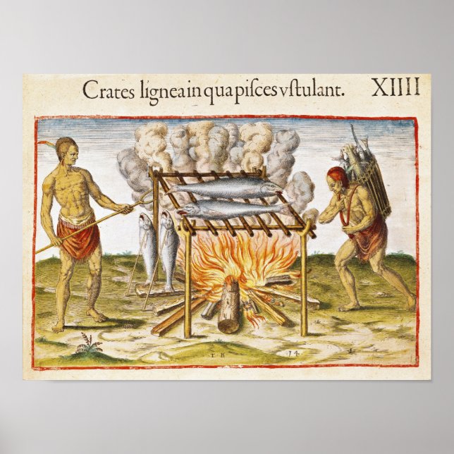 Cooking Fish Poster (Front)