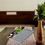 Cooking food family grocery shopping list notepad<br><div class="desc">A notebad for today's grocery shopping. Fresh food,  herbs,  basil onions,  a wooden cutting board and a herbal chopper.  Personalize and add your own title.</div>