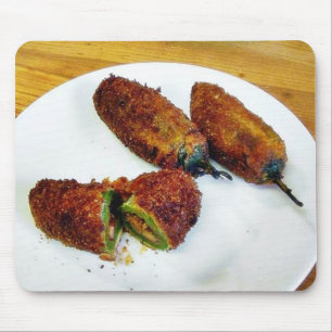 Cooking Food Stuffed Jalapenos Peppers Mouse Pad