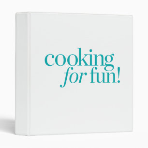 Cooking For Fun Binder