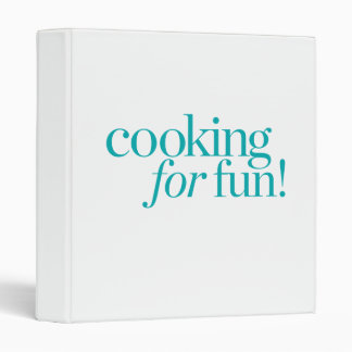 Cooking For Fun Binder